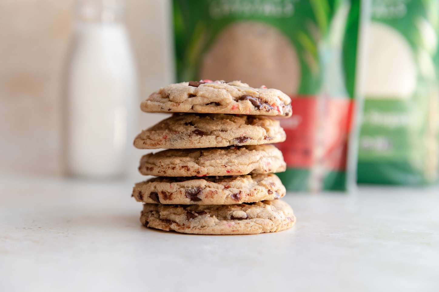 Vegan Peppermint Chocolate Chip Cookies Florida Crystals